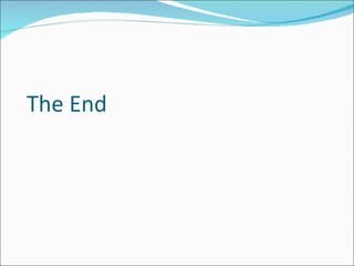 The End 