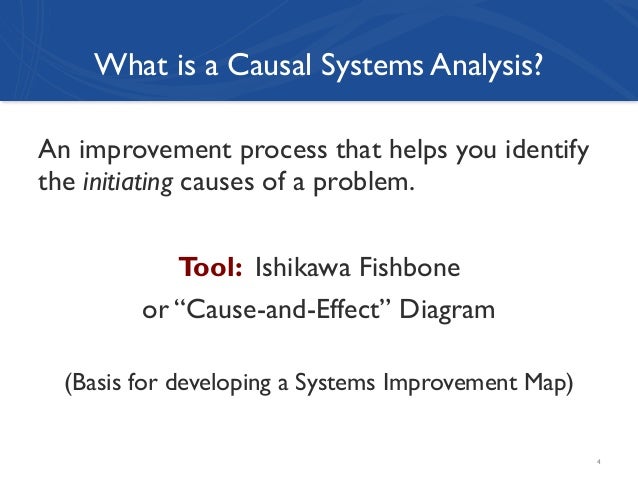 example of causal system in real life