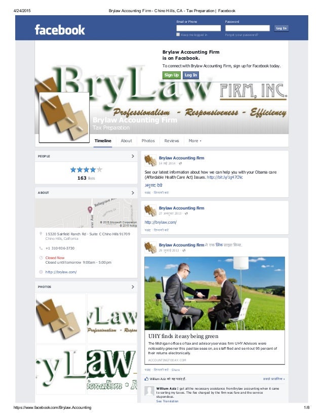 Brylaw Accounting Firm Chino Hills Ca Tax Preparation Facebook