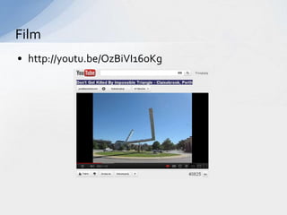 • http://youtu.be/OzBiVI16oKg
Film
 