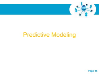 Predictive Modeling




     Free Powerpoint Templates
                                 Page 15
 