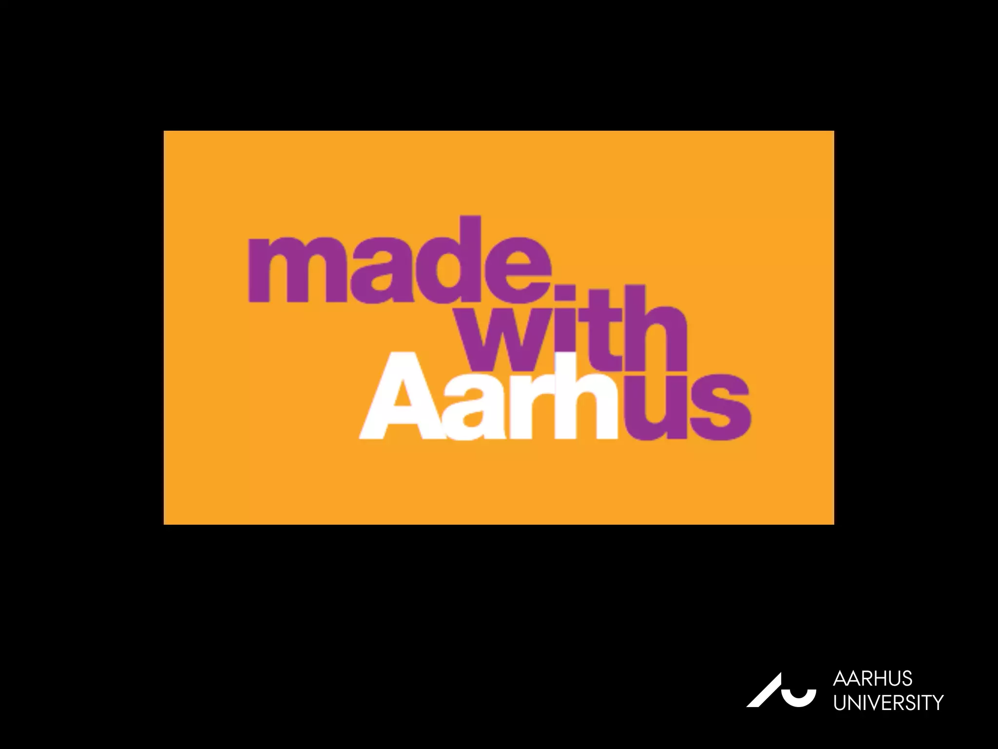 AU
AARHUS
UNIVERSITY
 