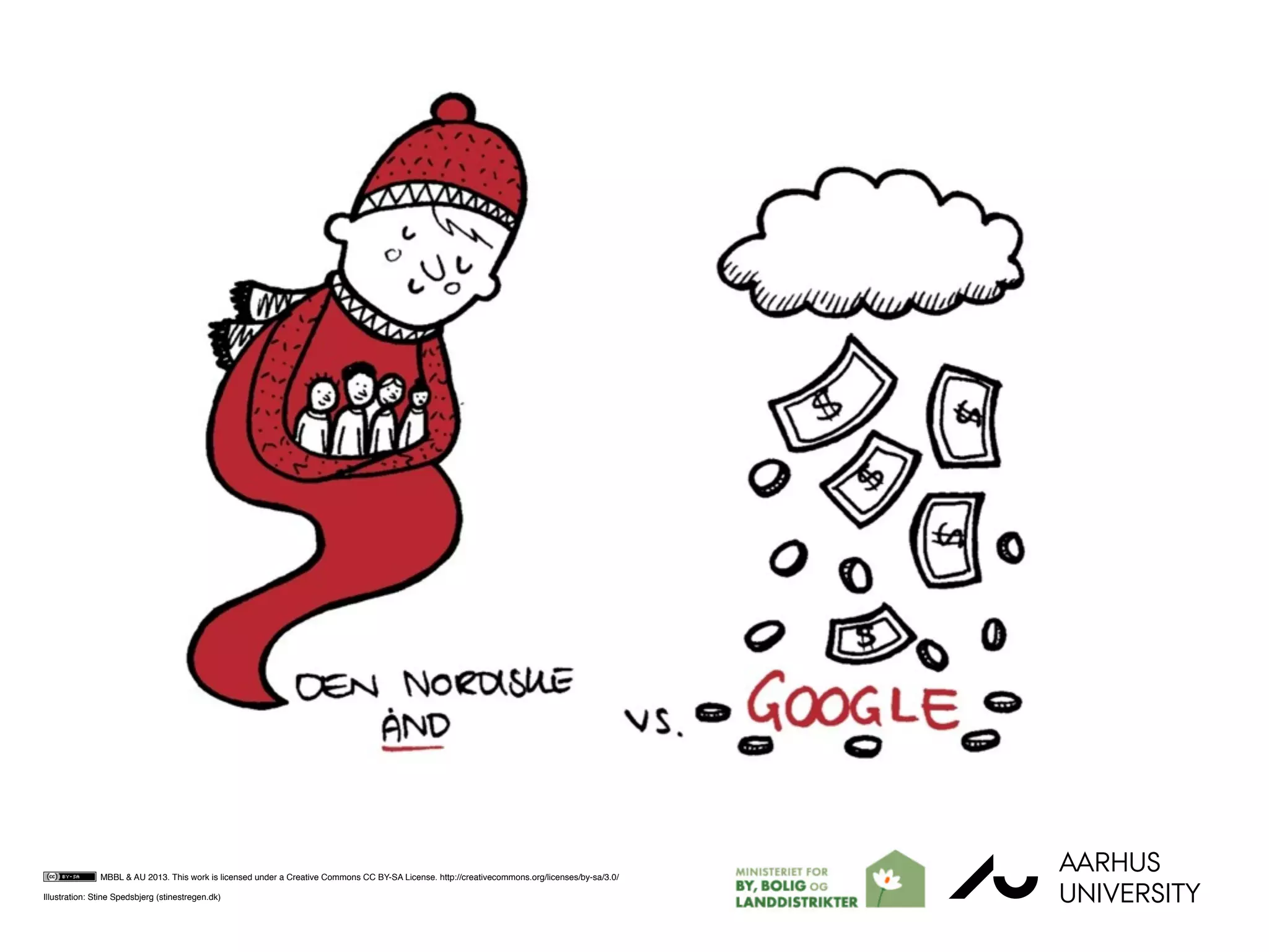 AU
AARHUS
UNIVERSITY
MBBL & AU 2013. This work is licensed under a Creative Commons CC BY-SA License. http://creativecommons.org/licenses/by-sa/3.0/
Illustration: Stine Spedsbjerg (stinestregen.dk)
 