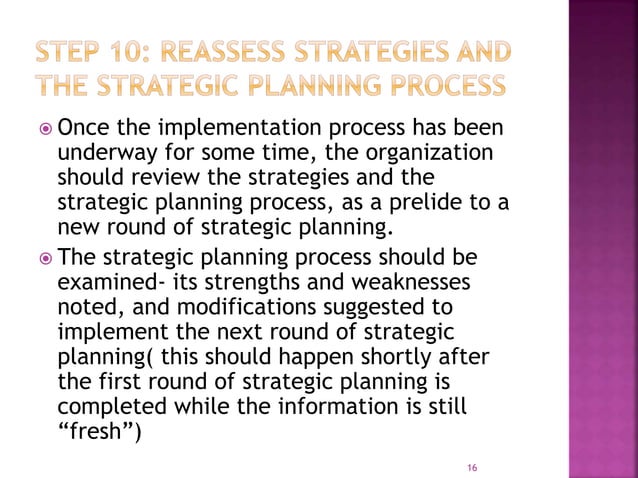 Bryson. Chapter 2. The Strategy Change Cycle. An Effective Strategic ...