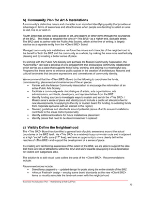 Business Revitalization Zone - Rebranding & Roll Out Plan