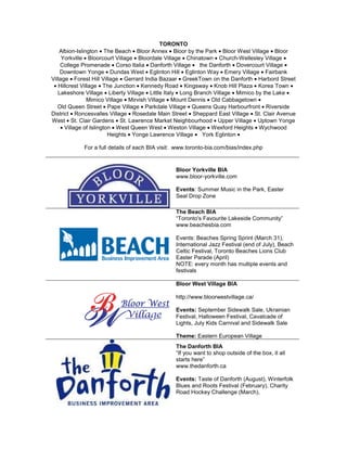 Business Revitalization Zone - Rebranding & Roll Out Plan