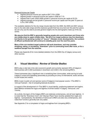 Business Revitalization Zone - Rebranding & Roll Out Plan