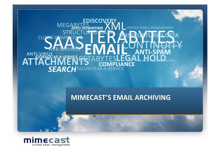 mimecast archive mimecast archive