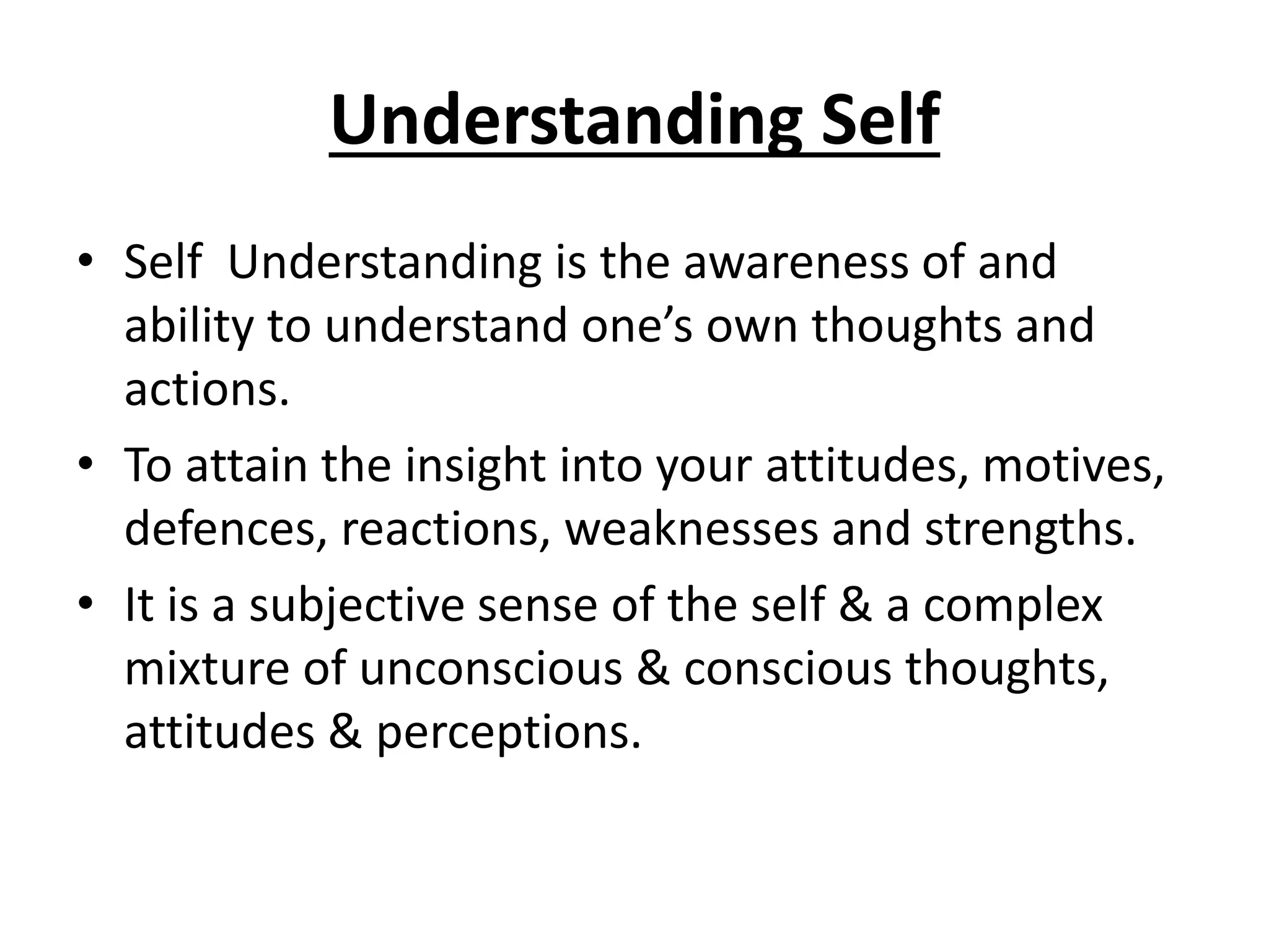 Bs 101 module 1 - self core competency | PPTX