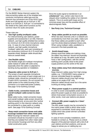 ASL Intercom BS15 | PDF