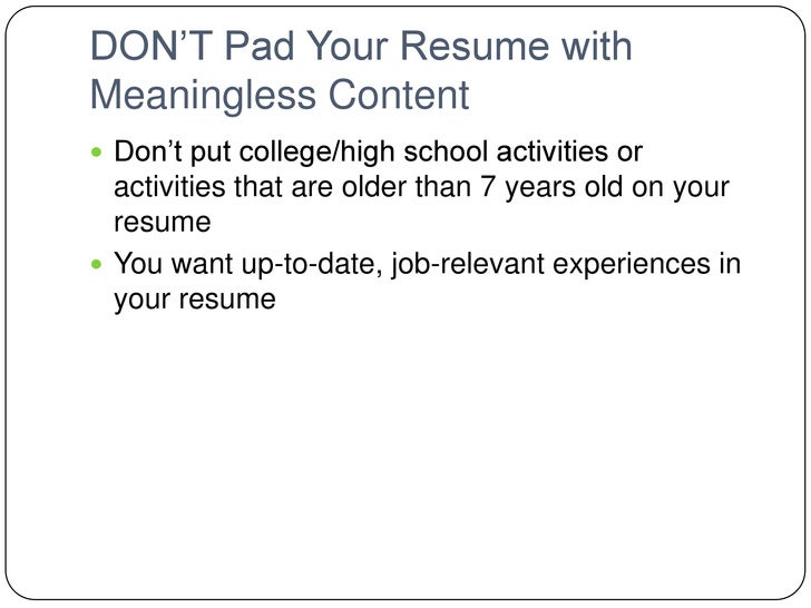 Resume Dos And Don Ts printable of resume dos and don ts full size Dont Pad Your Resume Resume Dos And Don Ts follow the list of resume dos and donts in the infographic below from best resume format then check out our tips on providing job references and tracking Dont Pad Your Resume