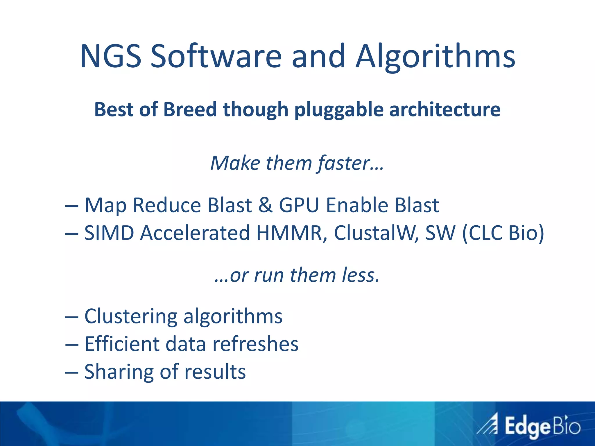An Academic ProblemHave 100K+ free computes avail (Teragrid)Can’t get to them easilyHave unlimited pool of computes (Amazon)Can’t figure out how to pay for themIf you have figured those out…Traditional IssuesPipes too smallSecurity