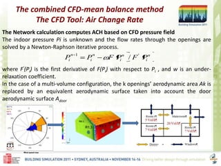 Combined CFD-Mean energy balance methode to thermal comfort assessment ...