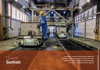 Quem
Somos
A Transferro, sempre atenta às oportunidades de
negócios e comprometida com o alcance das metas,
exerce uma logística eﬁciente, contribuindo para
a economia e o desenvolvimento regional.
 