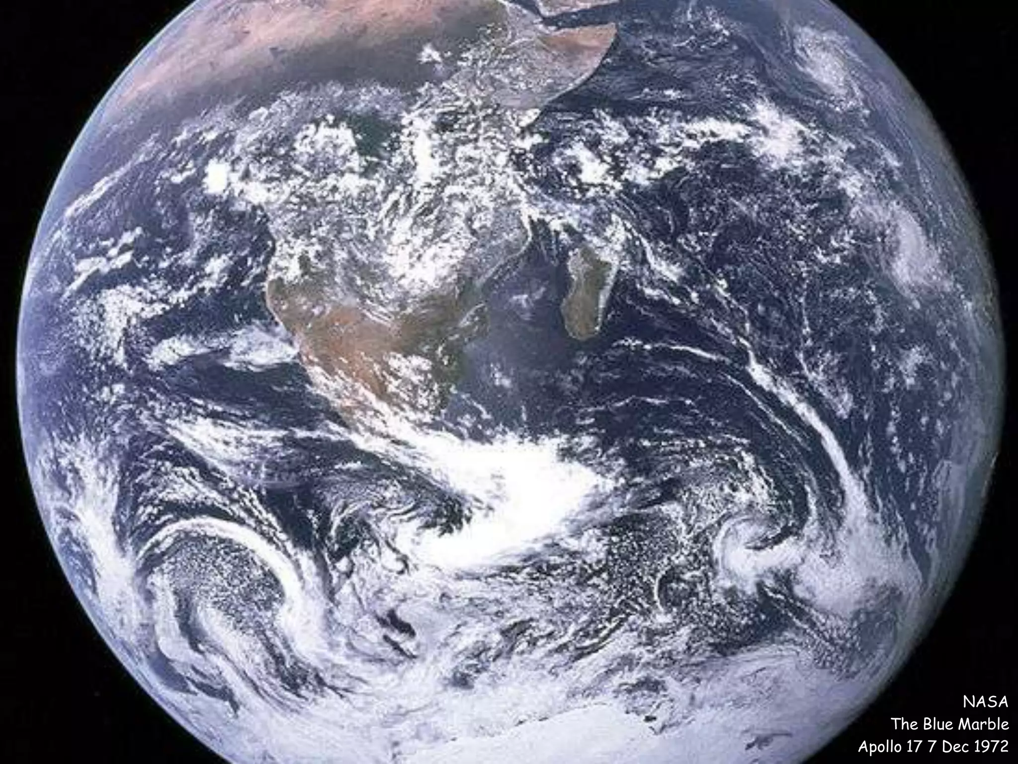 NASA
    The Blue Marble
Apollo 17 7 Dec 1972
 