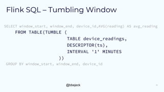 Windowing in Kafka Streams and Flink SQL | PDF