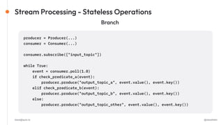 Real-time Event Processing with Python with Dave Klein | PDF