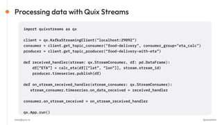 Real-time Event Processing with Python with Dave Klein | PDF
