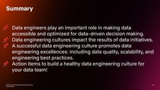 Building a Winning Data Engineering Culture | PPT