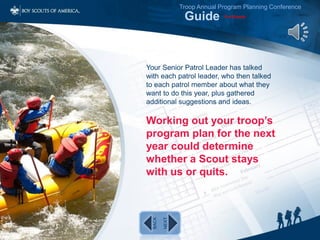 BSA - Troop Annual Program Planning Guide | PPSX