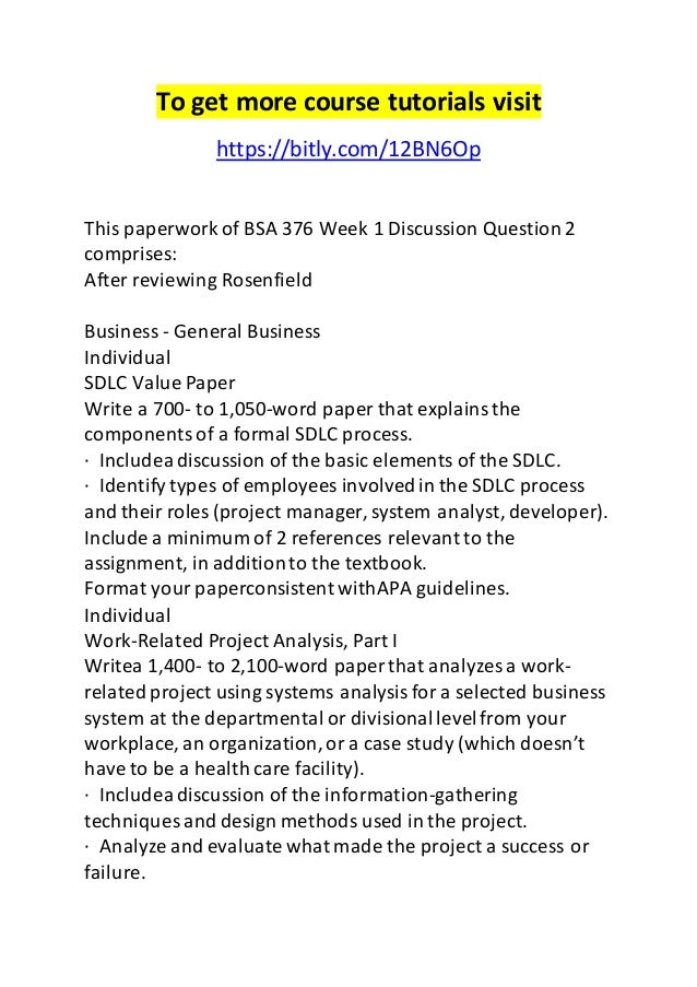 bsa 376 week 2 Similar essays bsa 376 week 4 work-related project analysis part 3 bsa 376 week 4 work-related project analysis part 3 bsa 376 week 2 individual assignment work related project analysis part i. bsa 376 week 2 Similar essays bsa 376 week 4 work-related project analysis part 3 bsa 376 week 4 work-related project analysis part 3 bsa 376 week 2 individual assignment work related project analysis part i.