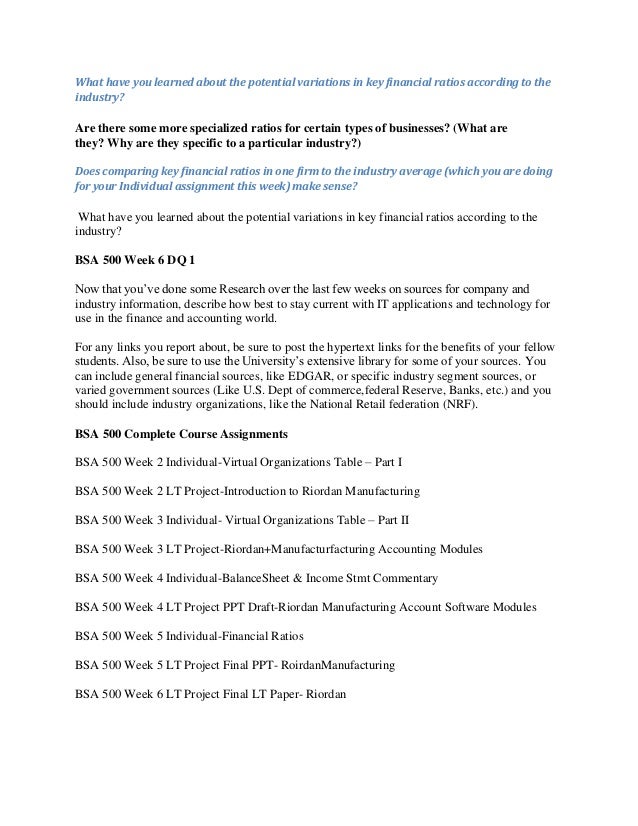 Essay bsa 500 entire course all weeks dqs assignments 08 picture