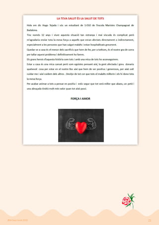 21BSA Sant Jordi 2020
 
