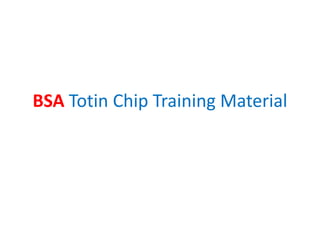 BSA Totin Chip Training Material 
 