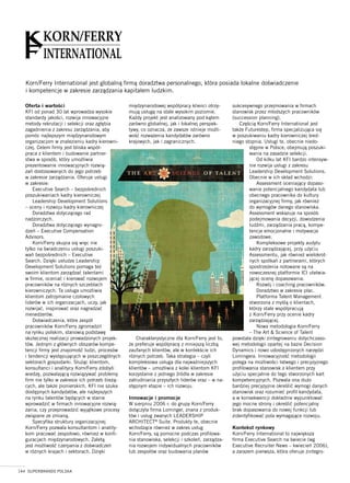 Case study marki Korn/Ferry International z Albumu Superbrands Polska ...