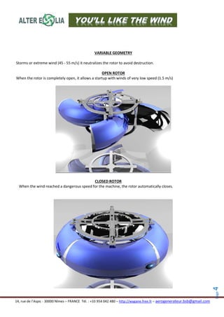 Bsb engineering project: You'll like the wind ! | PDF
