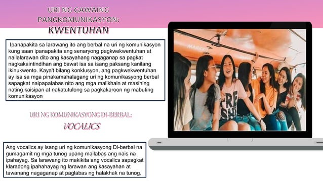 MGA GAWAING PANG KOMUNIKASYON NG MGA PILIPINO | PPTX