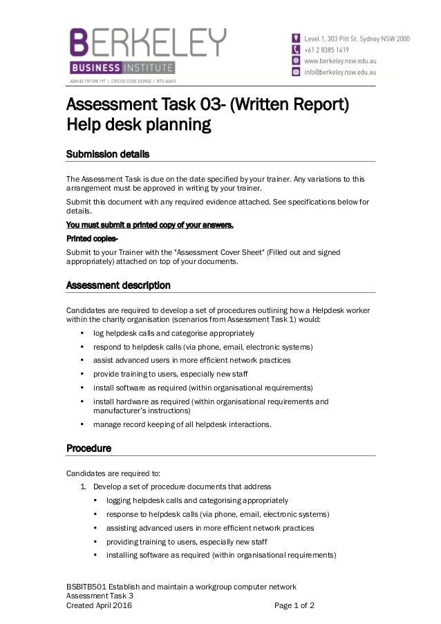 Bsbitb501 Assessment Help Uk