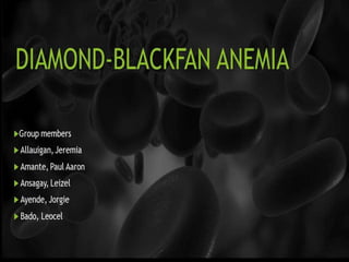 diamond-blackfan anemia