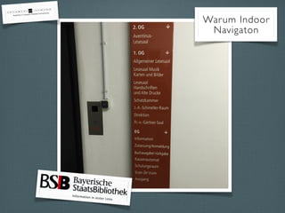 Warum Indoor
Navigaton
 