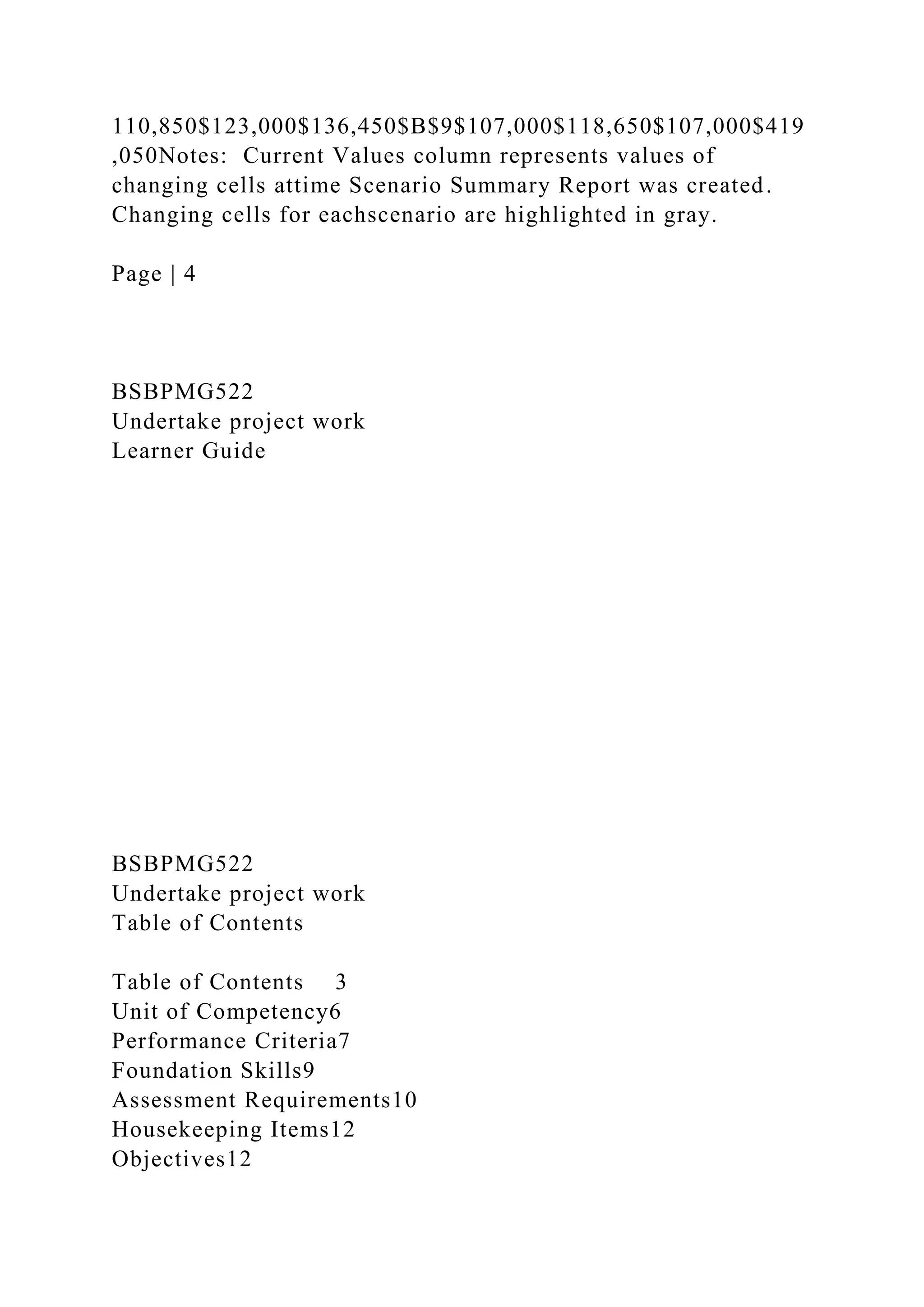 BSBPMG522 Undertake project work1HousekeepingE.docx