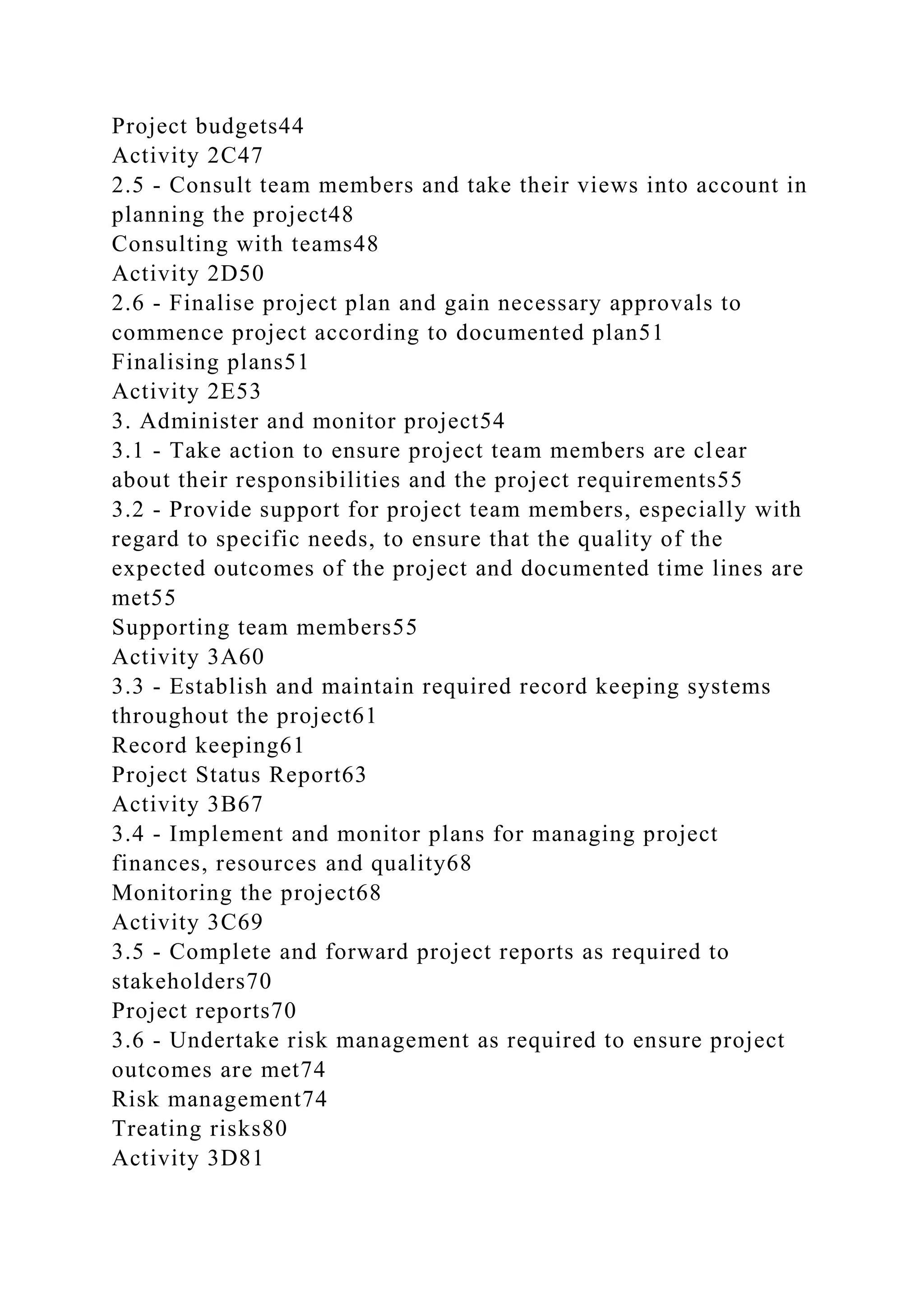 BSBPMG522 Undertake project work1HousekeepingE.docx