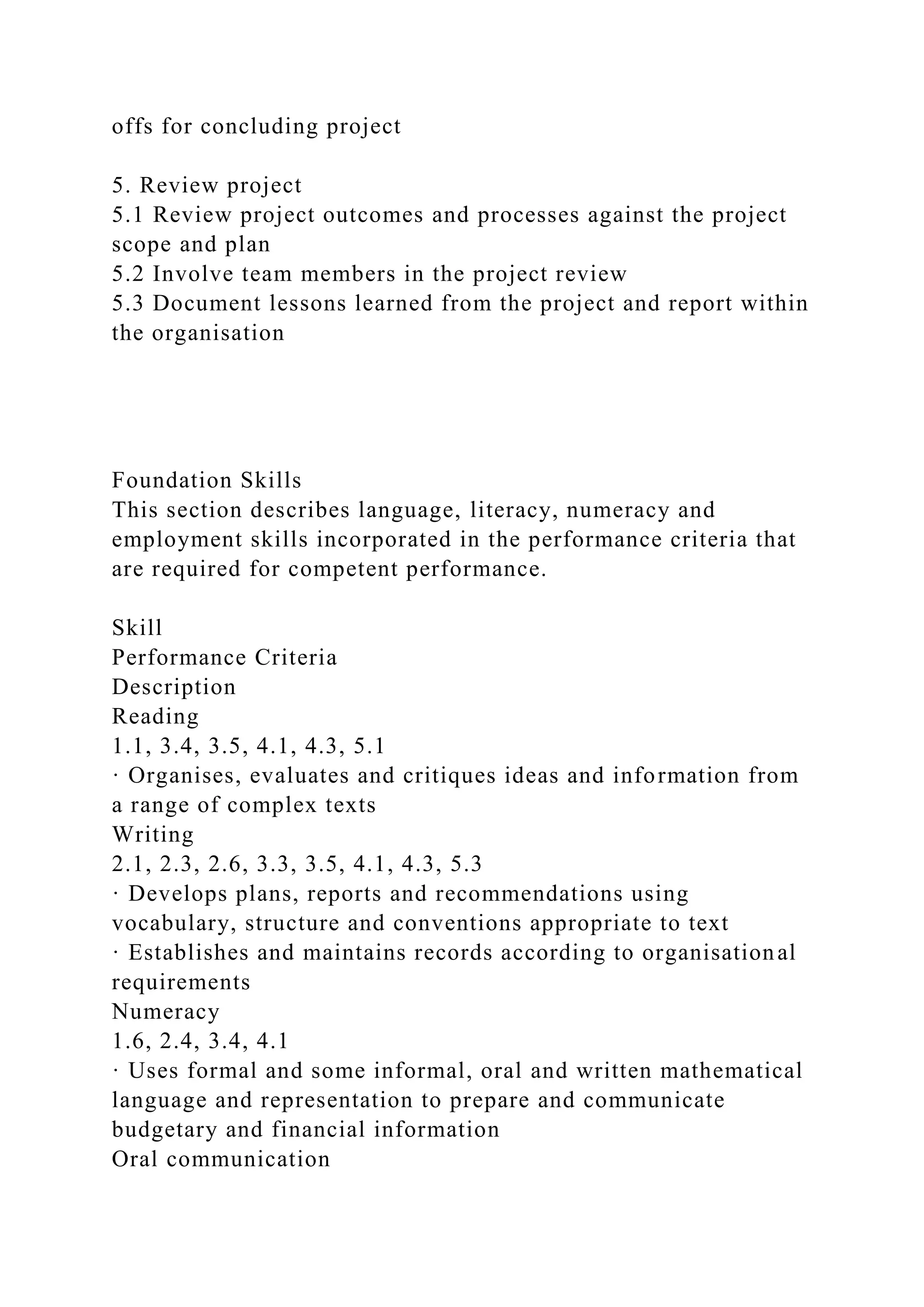 BSBPMG522 Undertake project work1HousekeepingE.docx