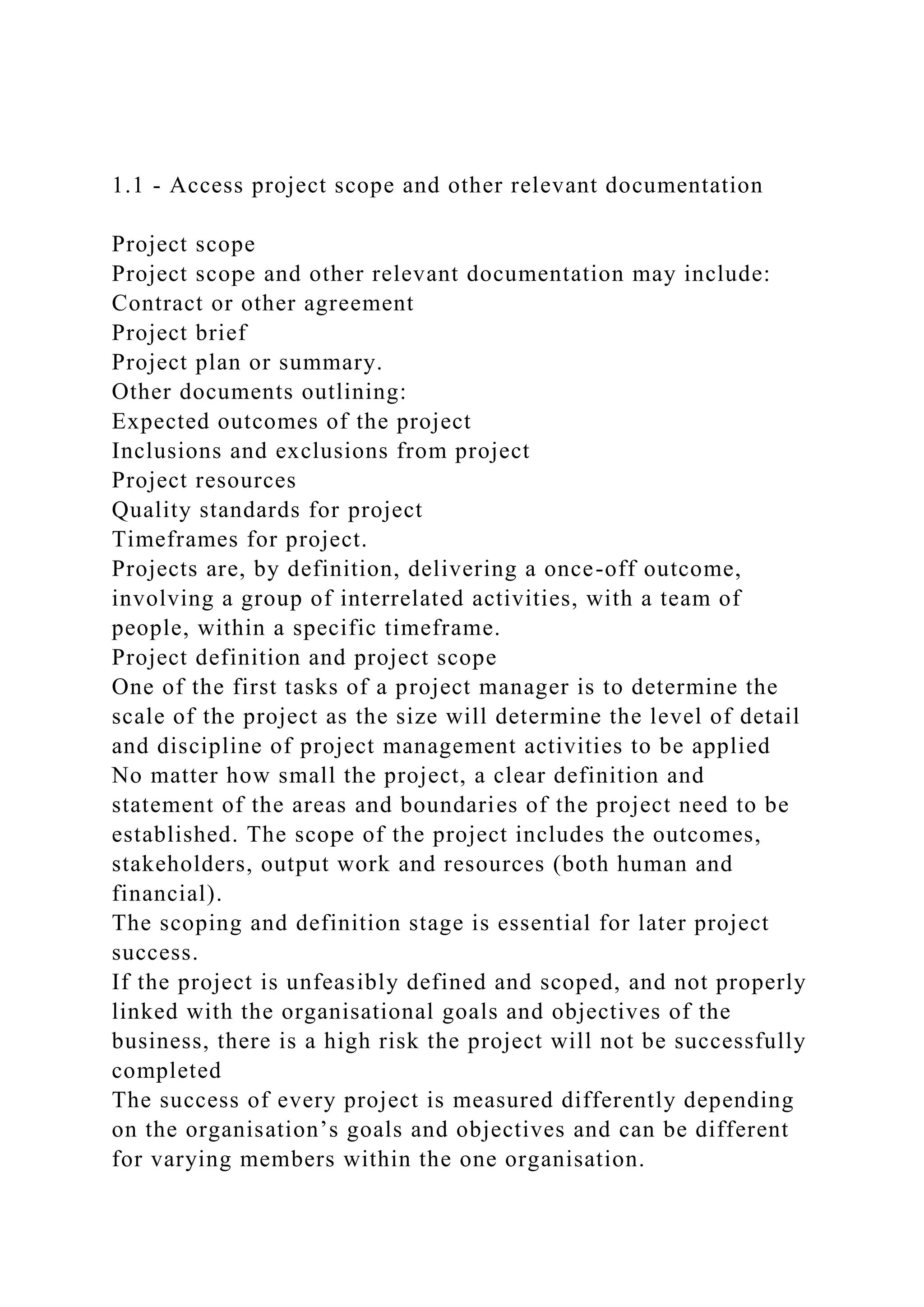 BSBPMG522 Undertake project work1HousekeepingE.docx