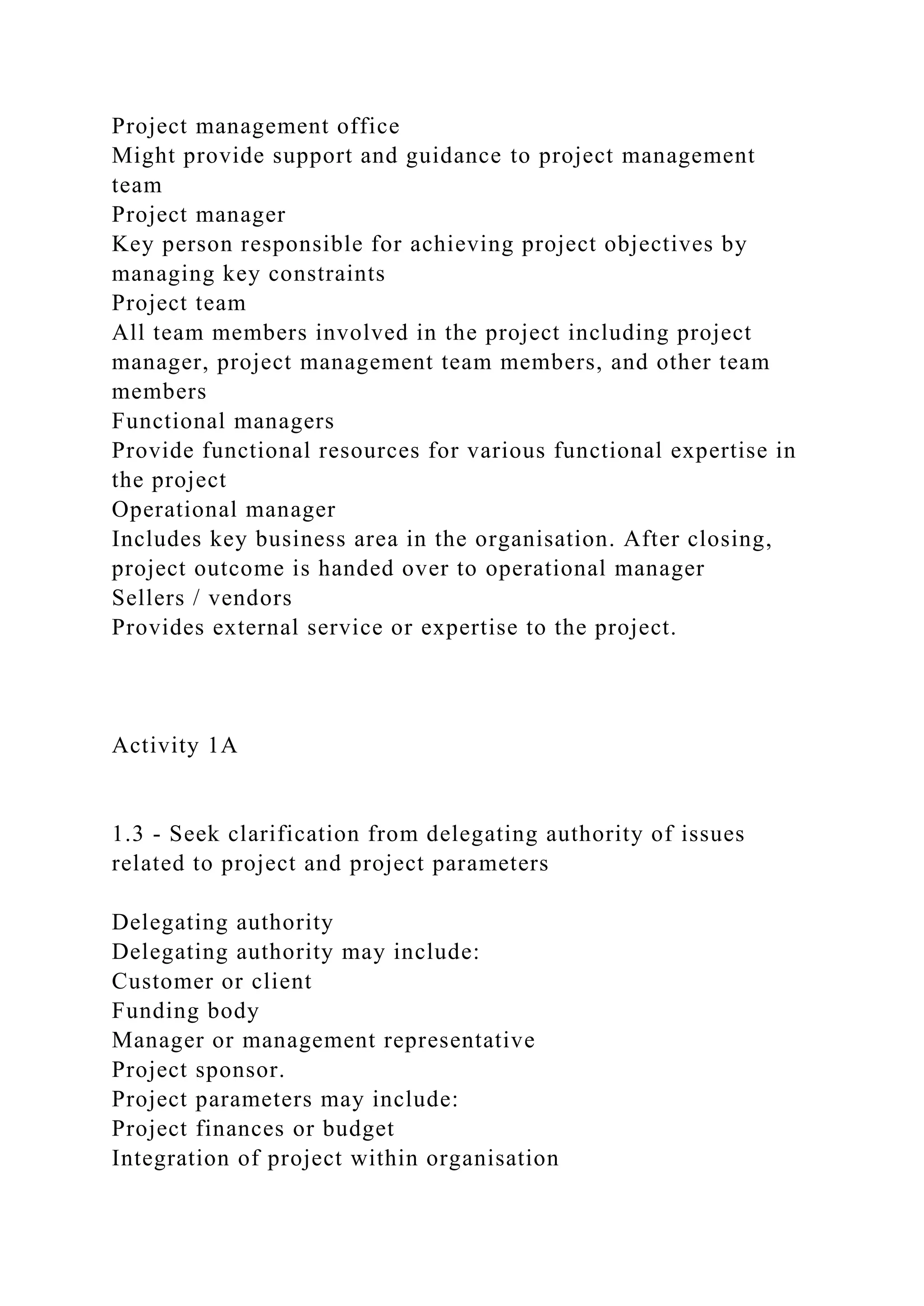 BSBPMG522 Undertake project work1HousekeepingE.docx