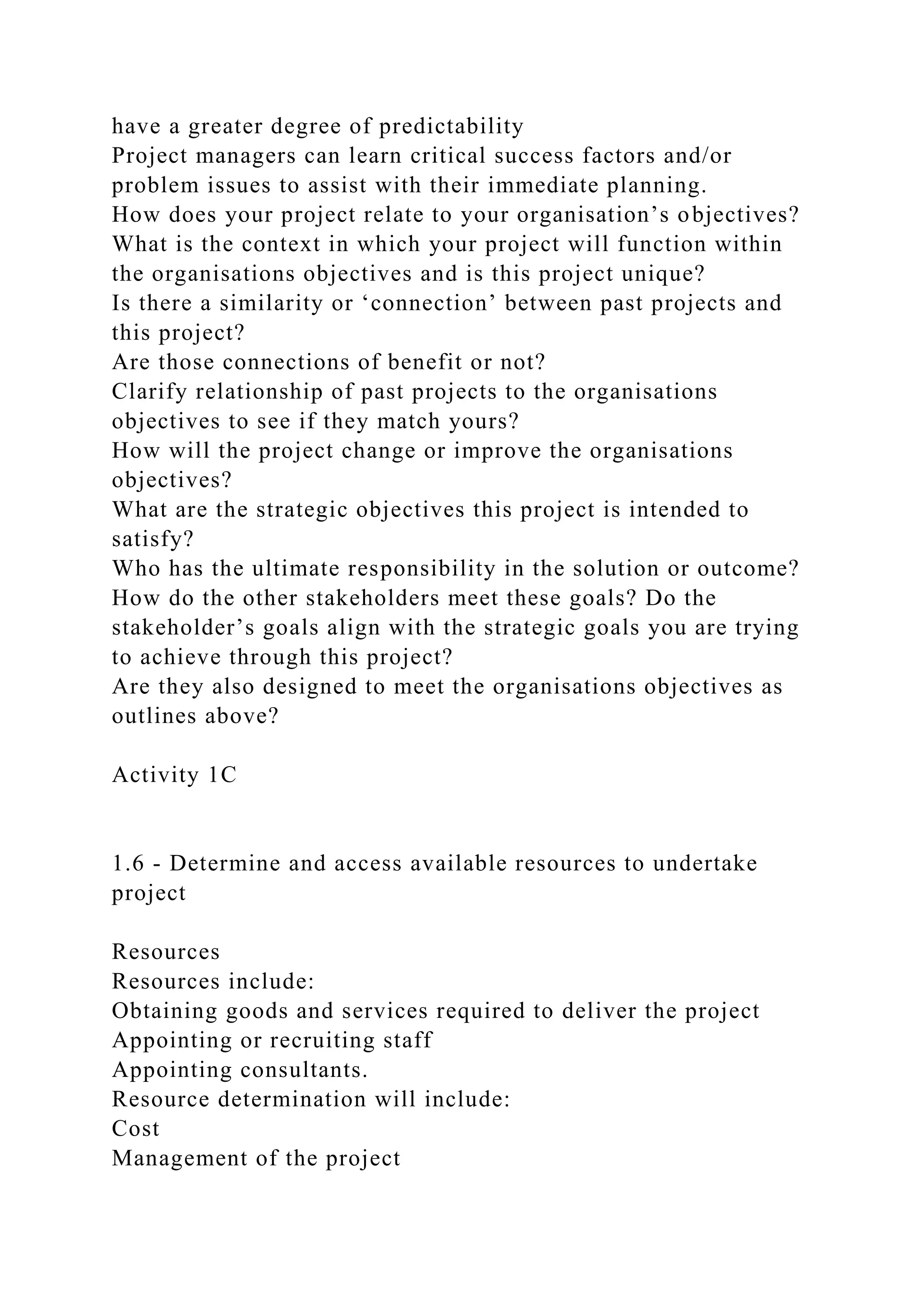 BSBPMG522 Undertake project work1HousekeepingE.docx