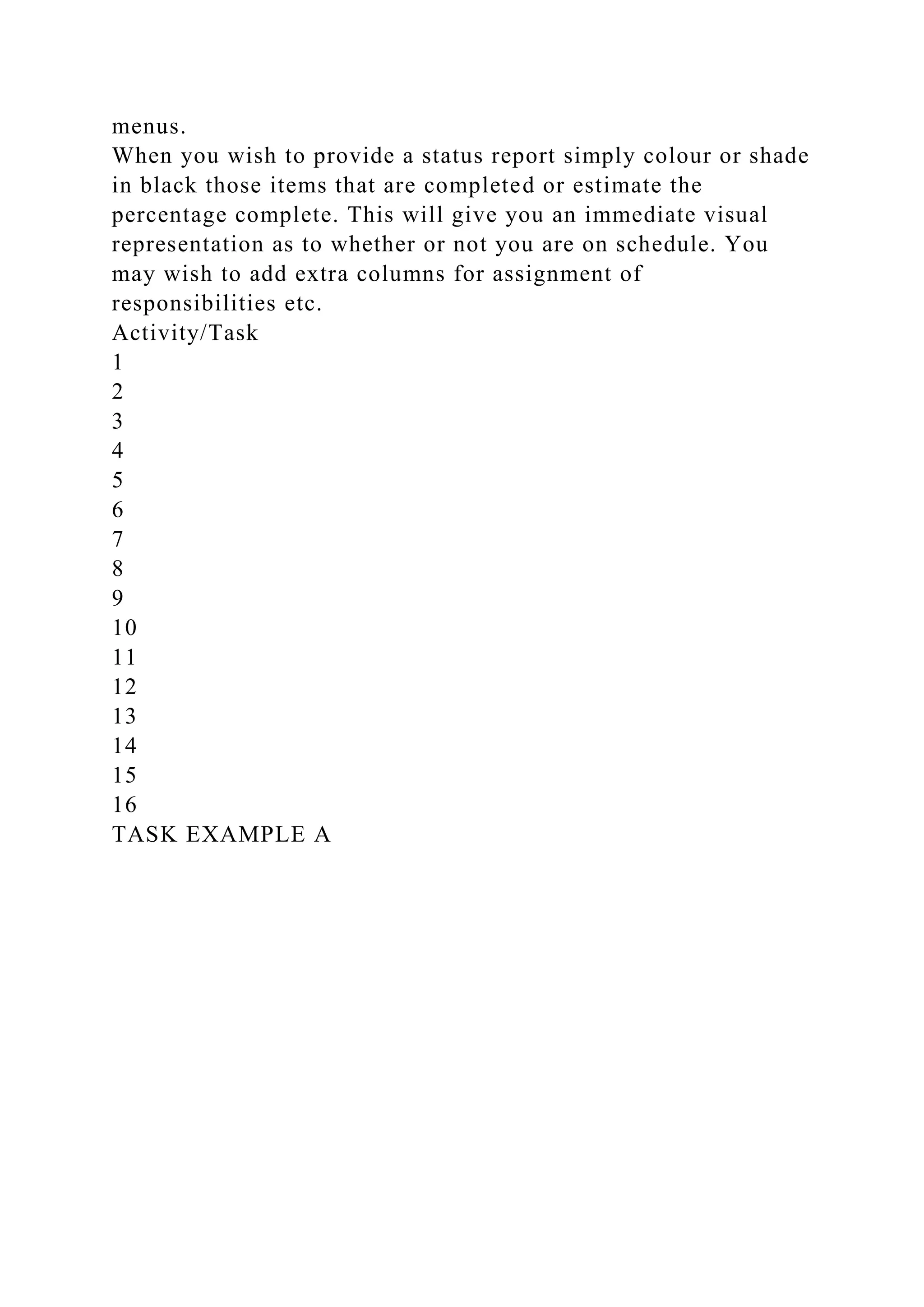 BSBPMG522 Undertake project work1HousekeepingE.docx