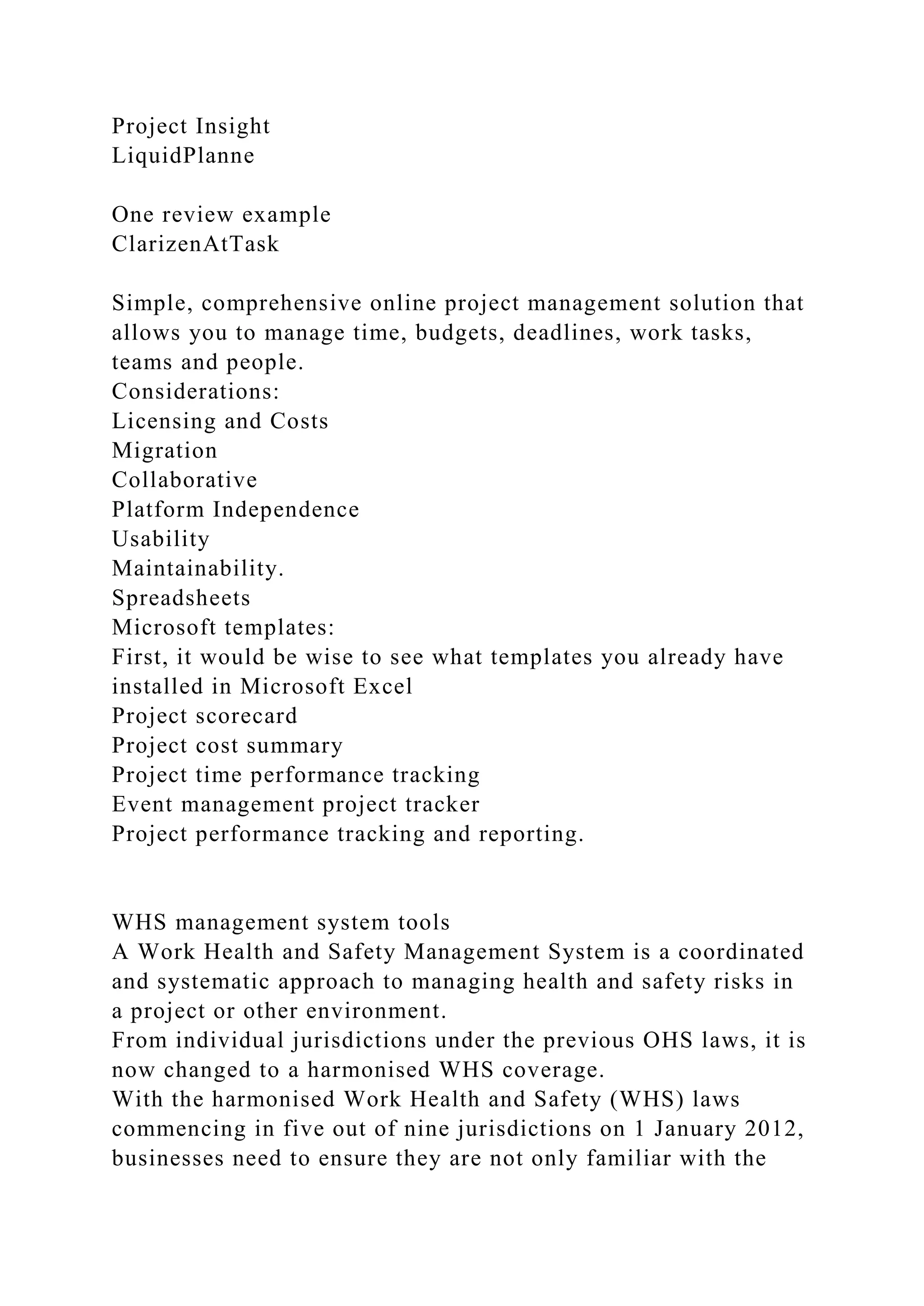 BSBPMG522 Undertake project work1HousekeepingE.docx