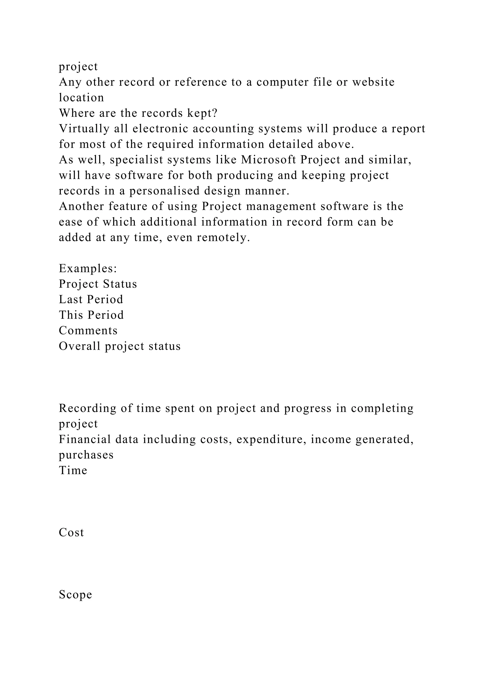 BSBPMG522 Undertake project work1HousekeepingE.docx