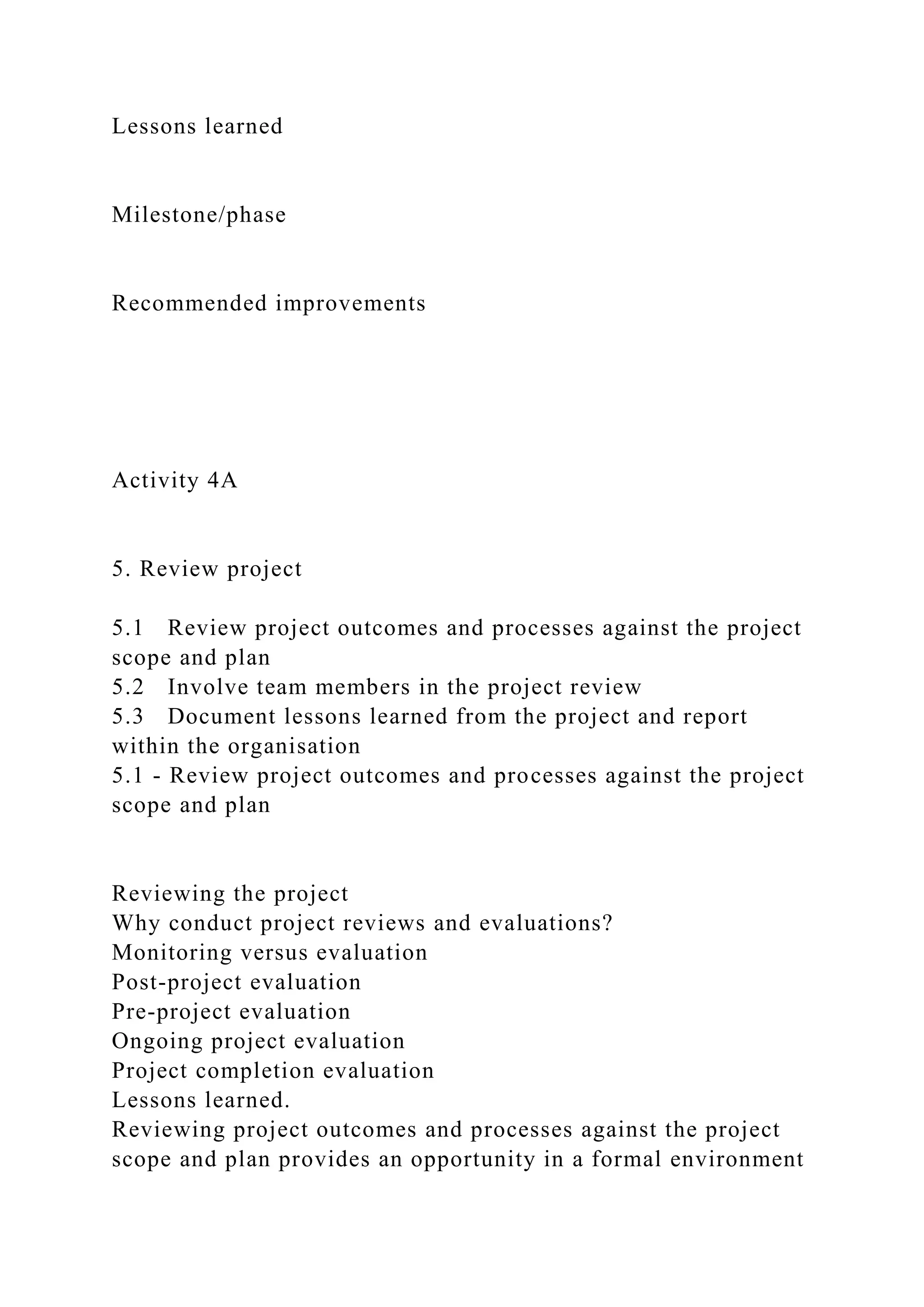 BSBPMG522 Undertake project work1HousekeepingE.docx