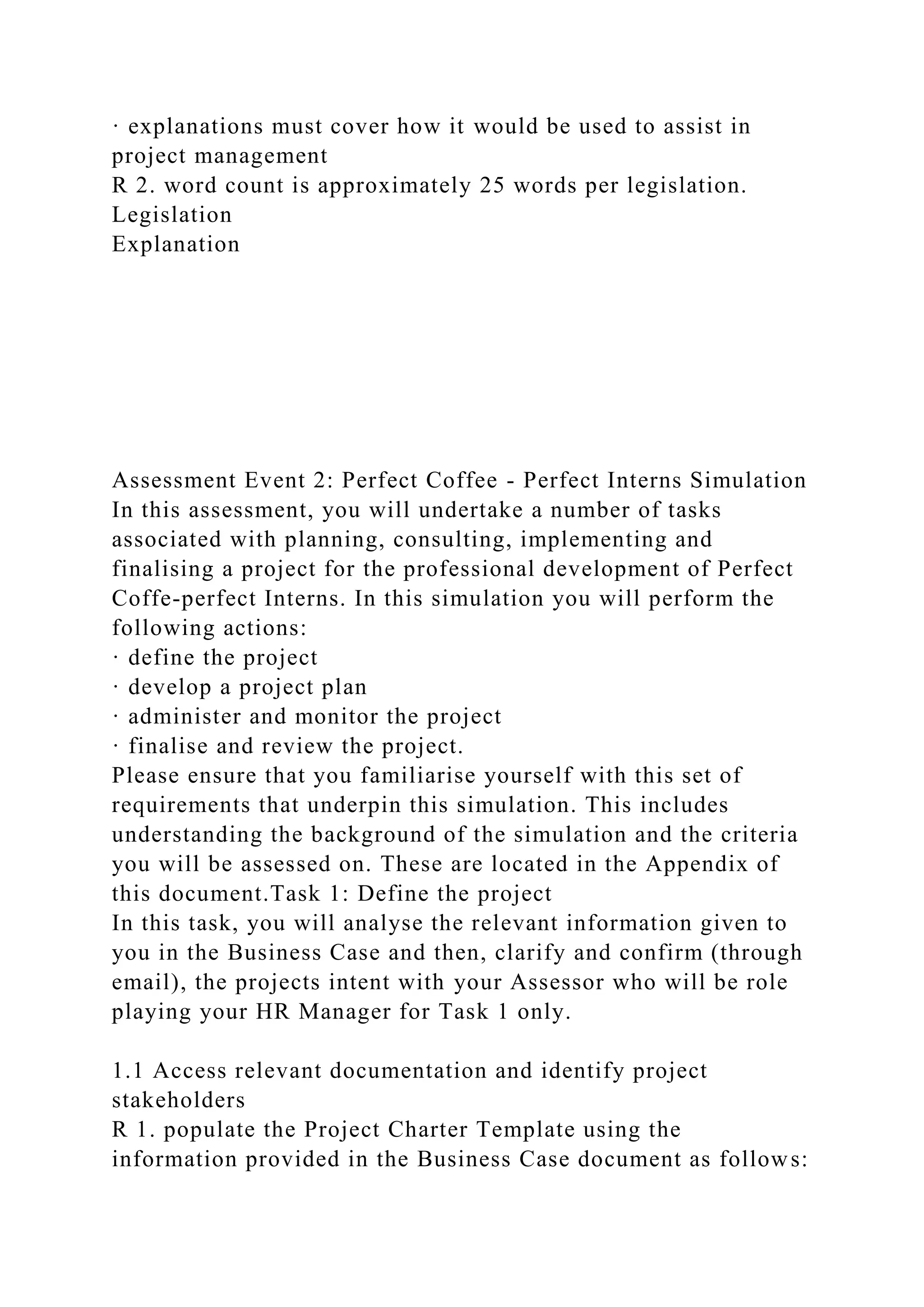 BSBPMG522 Undertake project work1HousekeepingE.docx