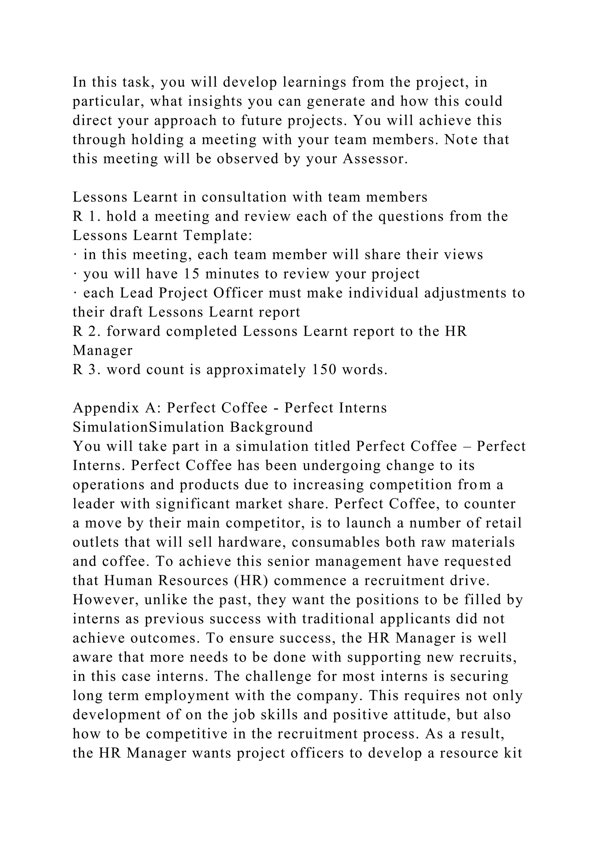 BSBPMG522 Undertake project work1HousekeepingE.docx