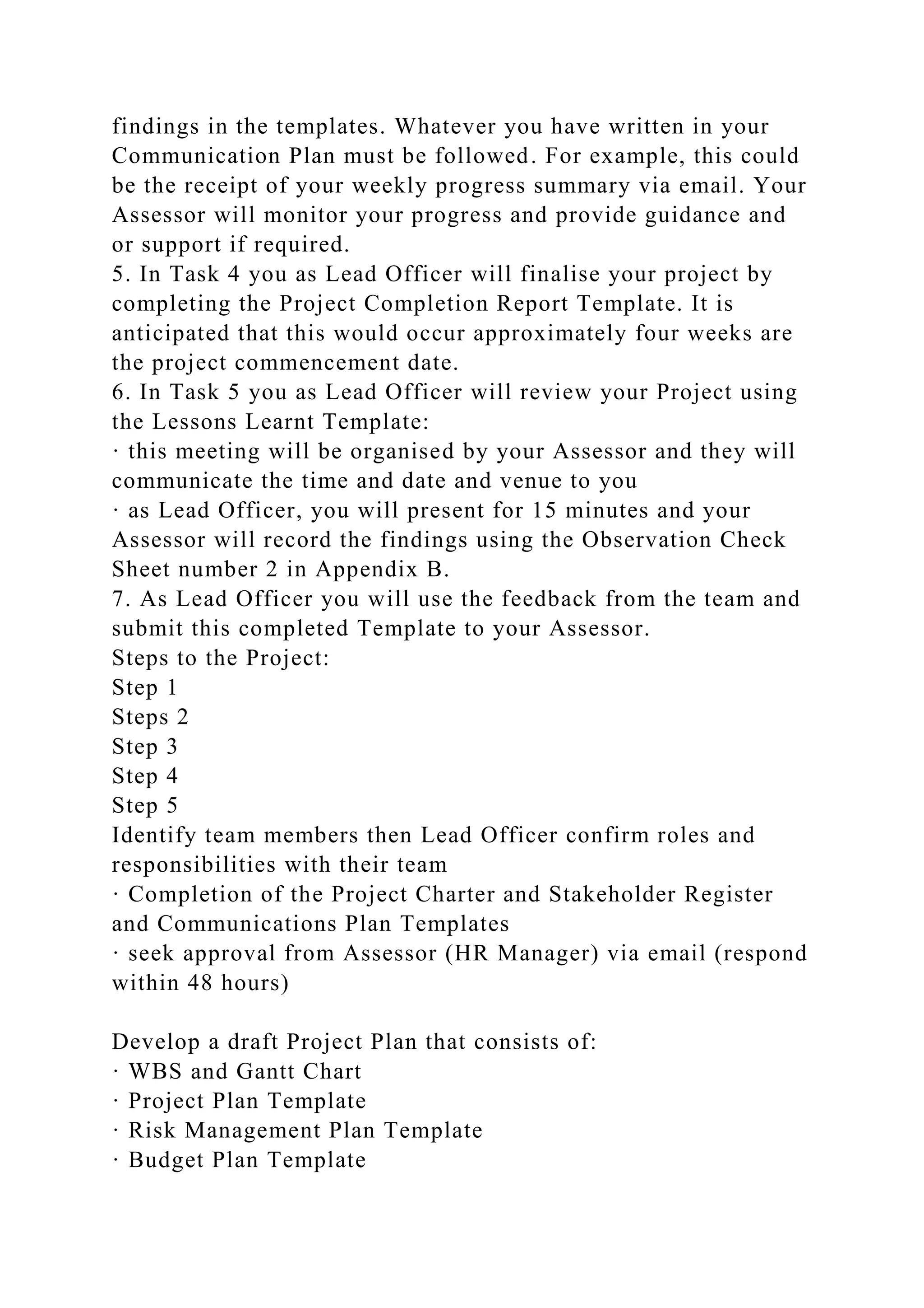 BSBPMG522 Undertake project work1HousekeepingE.docx