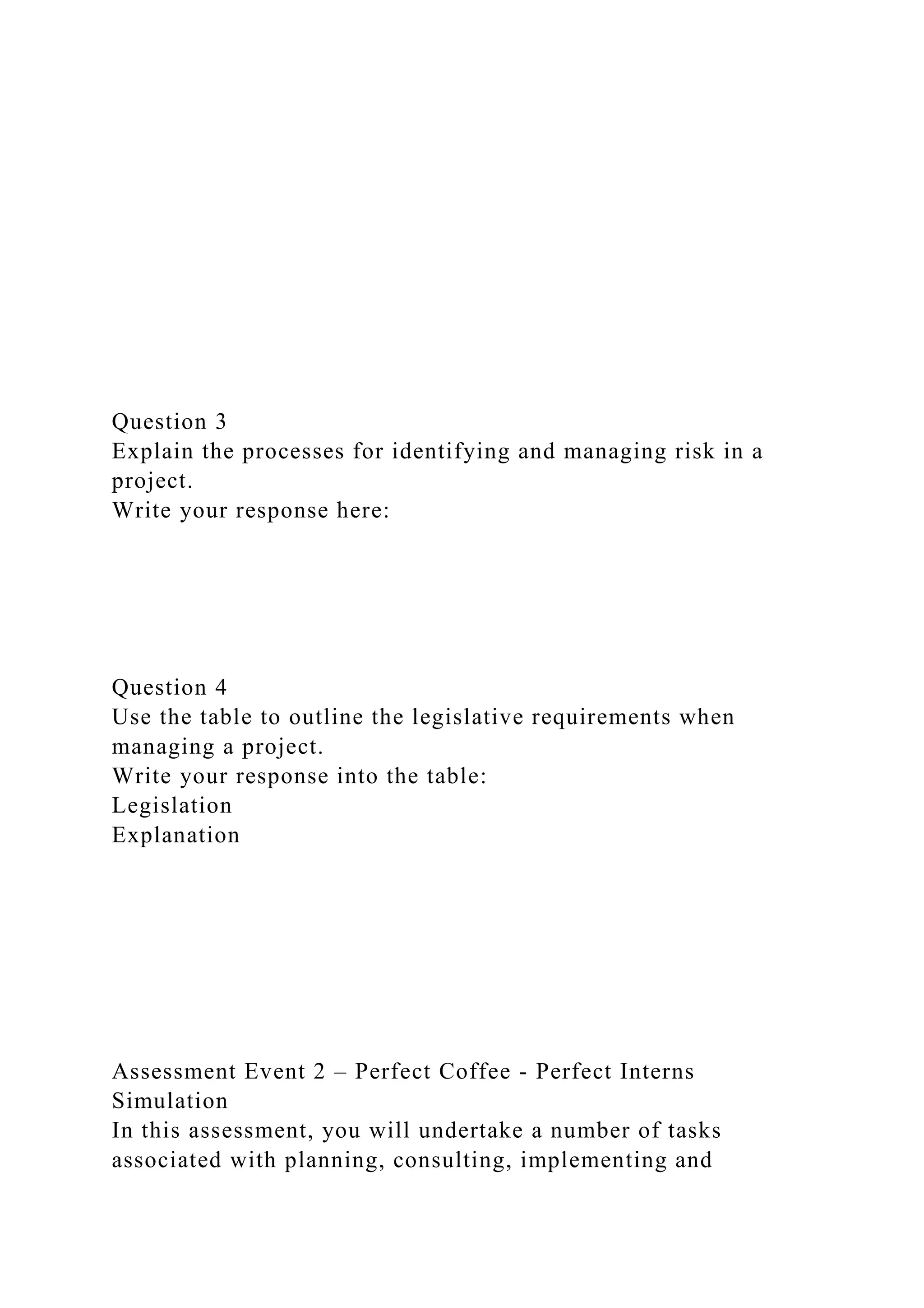 BSBPMG522 Undertake project work1HousekeepingE.docx