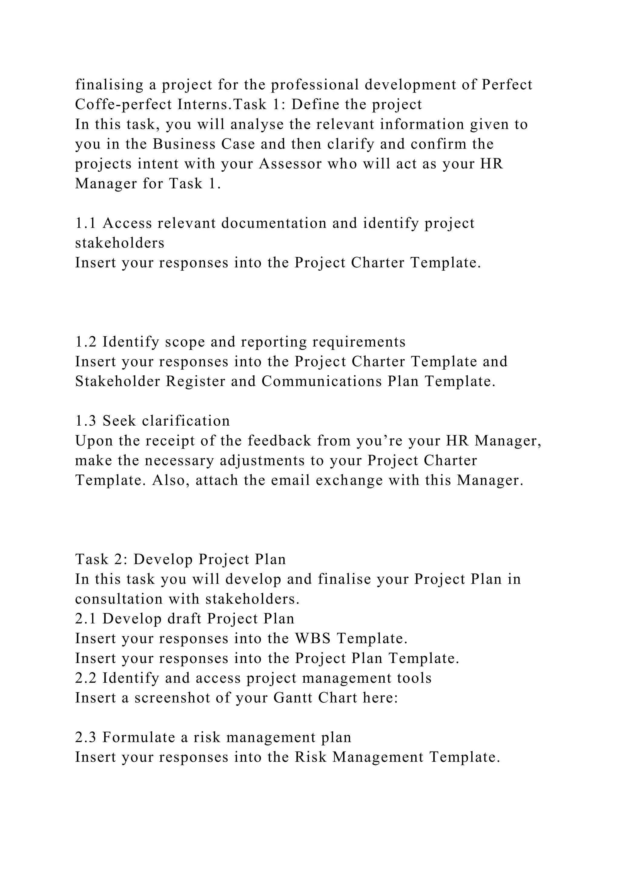 BSBPMG522 Undertake project work1HousekeepingE.docx