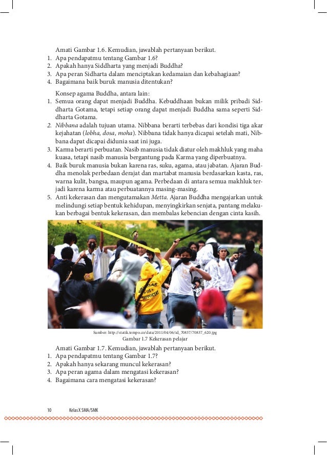 Bs Buddha Sma Kelas X Kurikulum 2013blogerkupangcom